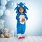 Toddler Sonic the Hedgehog 3 Knuckles Costume Hooded Jumpsuit with Character Headpiece